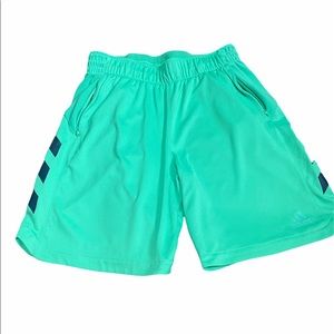 Adidas Men’s Mesh Basketball shorts - green / black